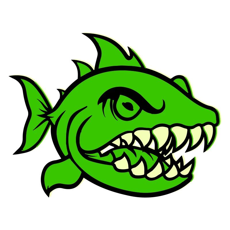 Piranha Comic Fish