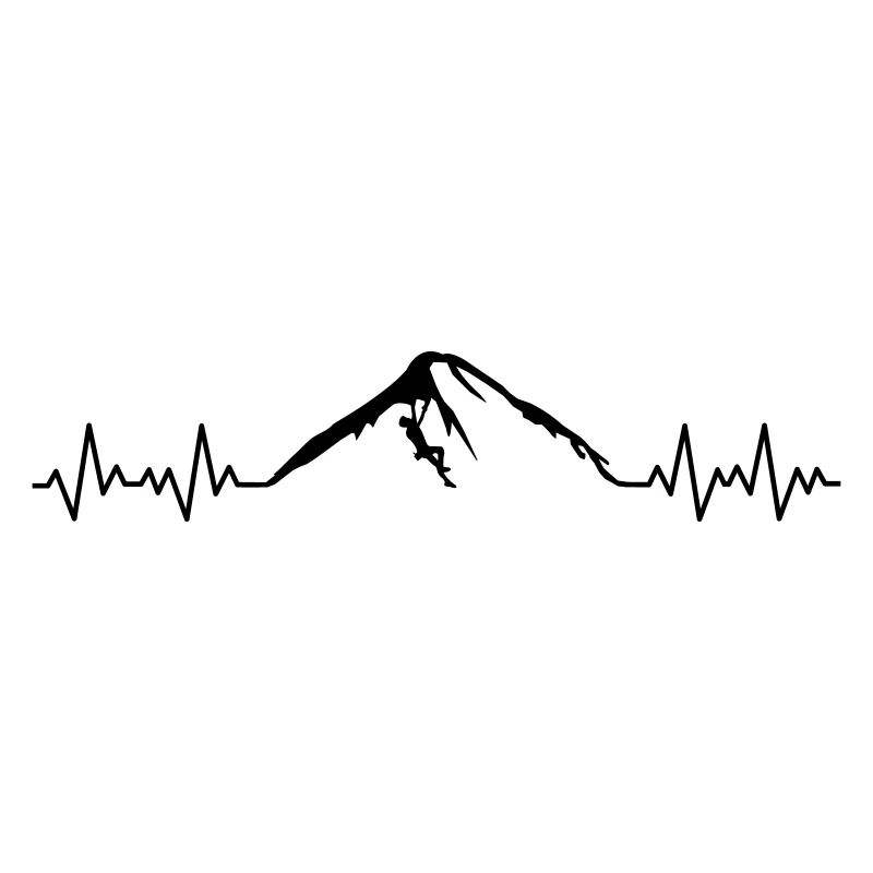 klettern berge EKG