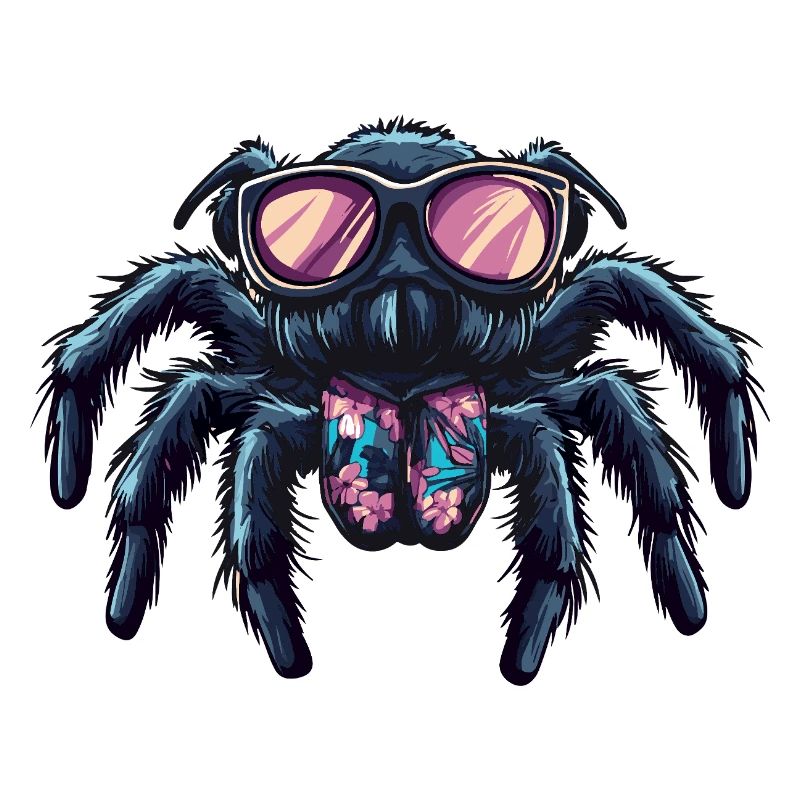 Tarantula Comic Funny Summer