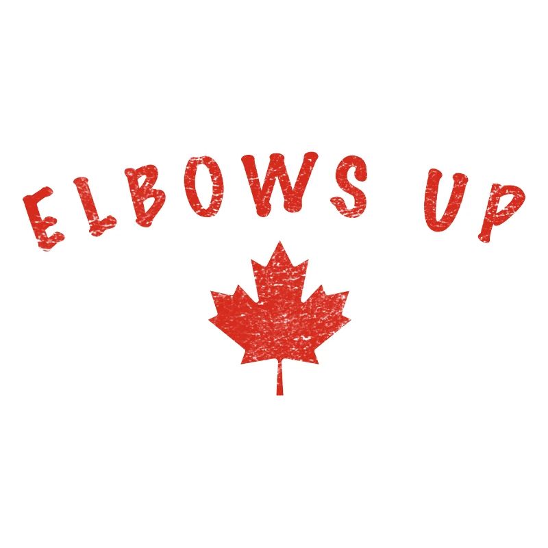 Support Canada – Ellbogen hoch mit Maple Leaf