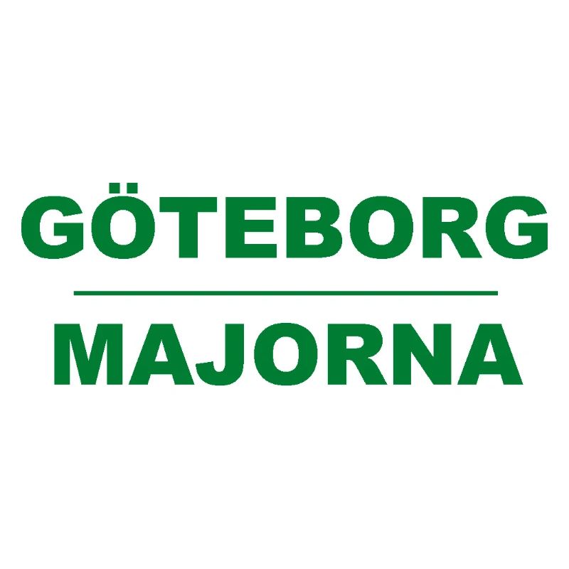 Göteborg Majorna – Design vert-noir