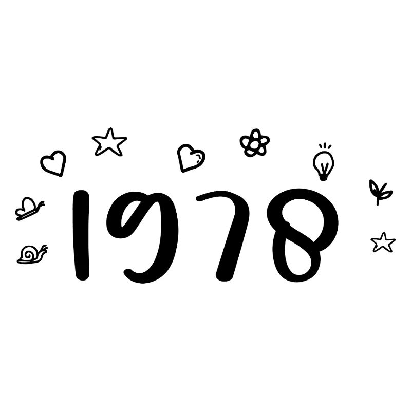 1978 Anniversary 1978 Retro 1978