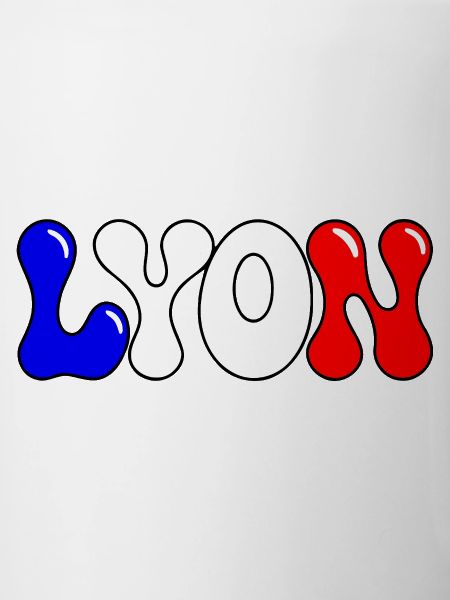 Lyon Bunte Blöcke Frankreich