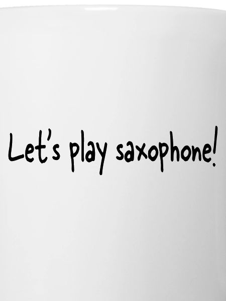 Let's play saxophone