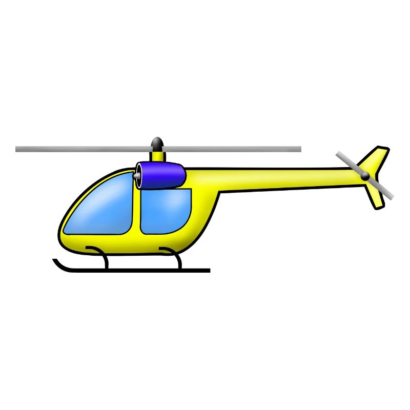jaune hélicoptère