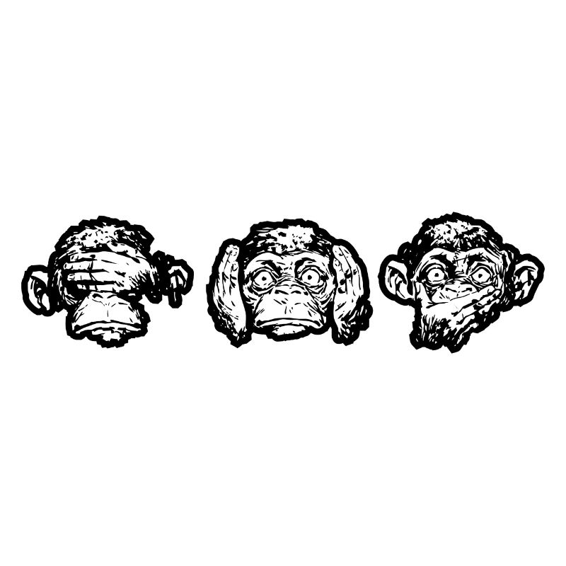 Les trois singes
