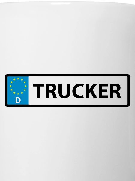 Nummernschild Trucker