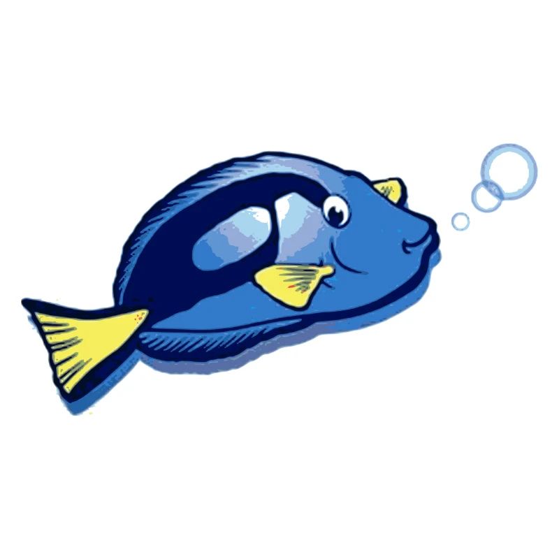 Fisch mit Blasen