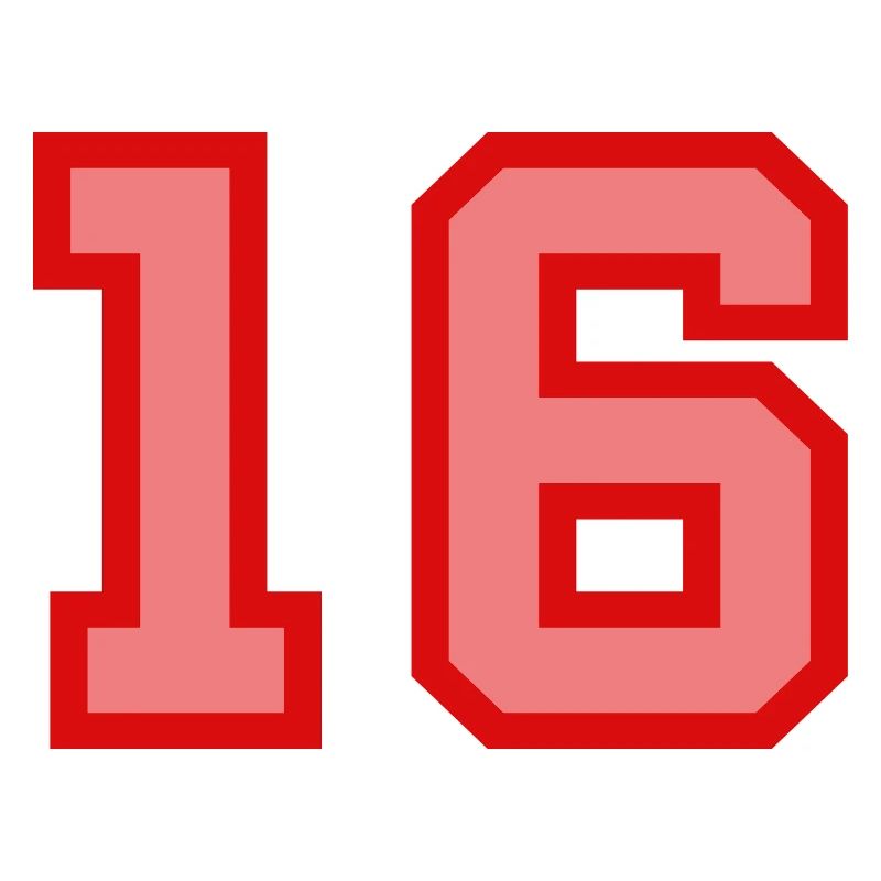 Cool Retro Retrostyle Jersey Number Back Number