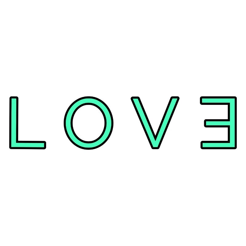 Logo d’amour Turquoise