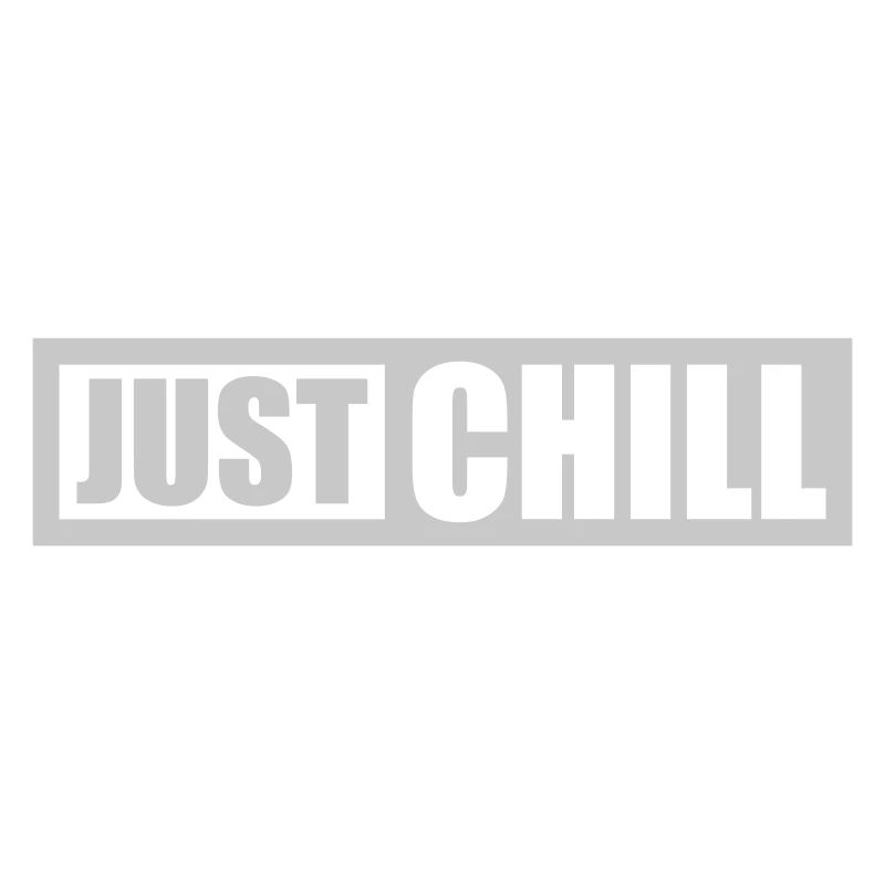 Logo Just Chill Texte