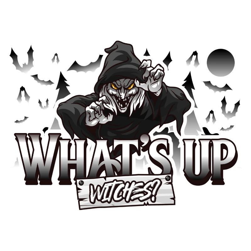 halloween witch with funny saying