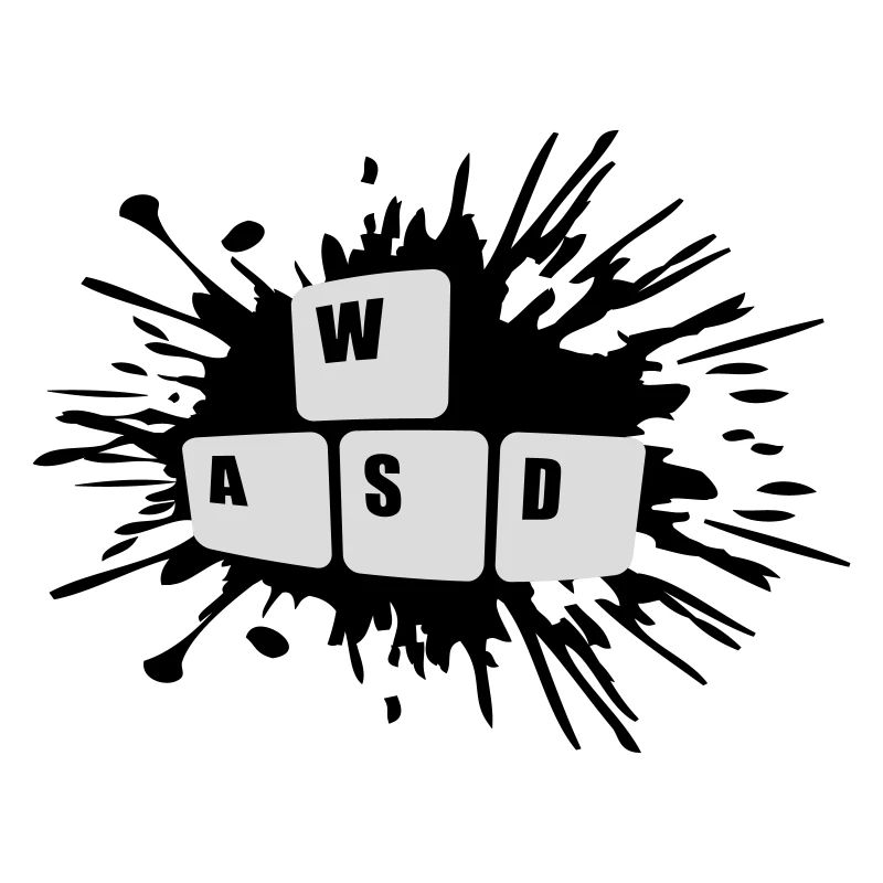 Keyboard Keys Gamer WASD