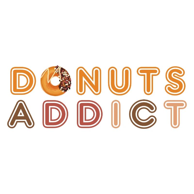 Donuts addict choco beads