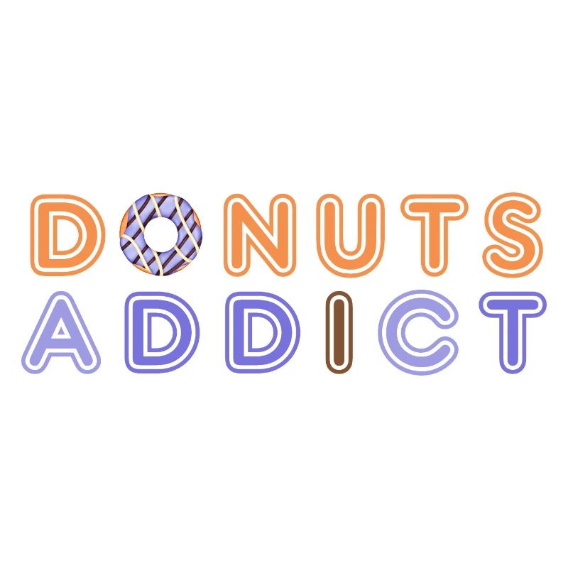 Donuts addict purple choco