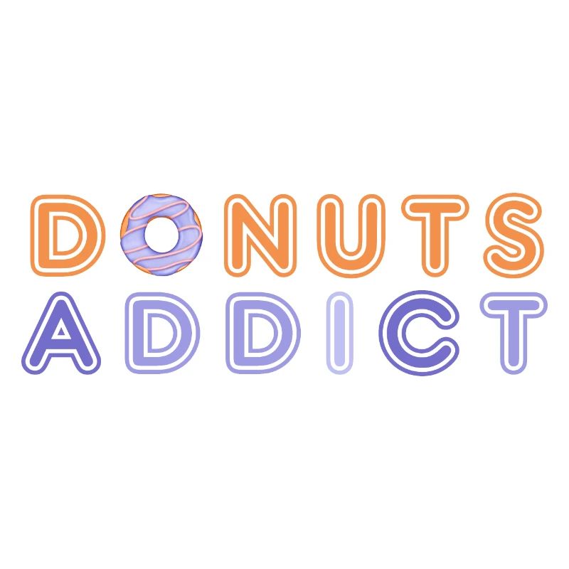 Donuts addict purple