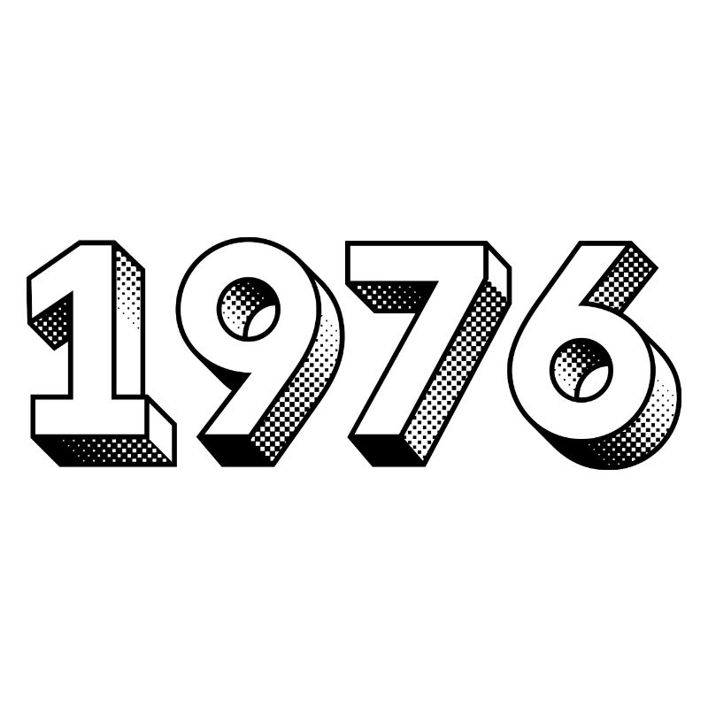 1976 Millésime Année de construction Idée cadeau