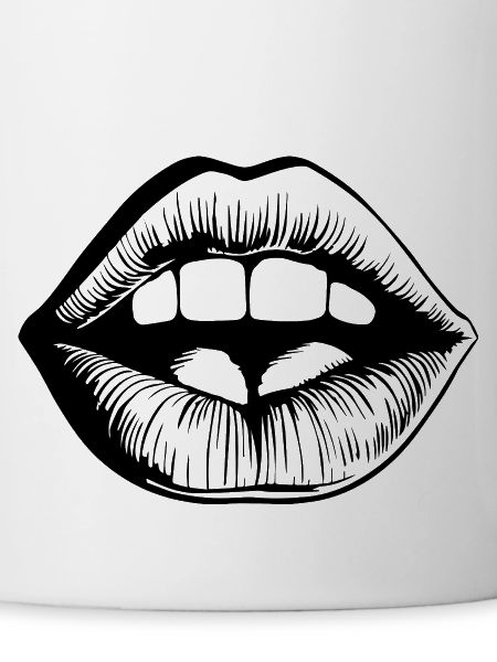 Lèvres, bouche, baisers lèvres