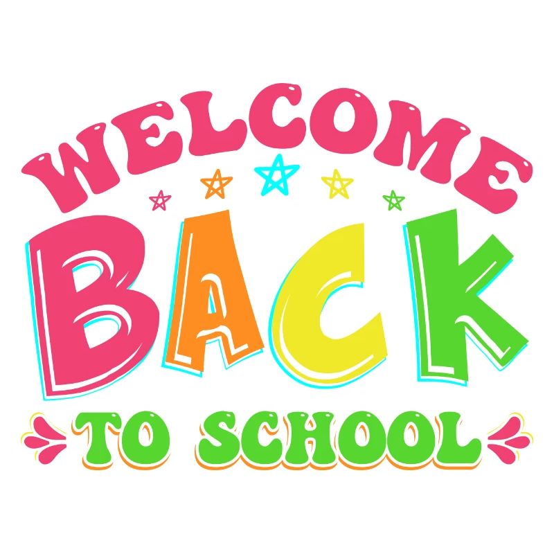 Welcome back to school, Schulbeginn Schulstart Fun