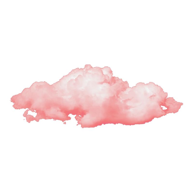nuage moelleux rosé