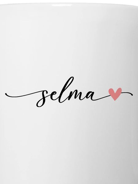 Selma Name Calligraphy Font