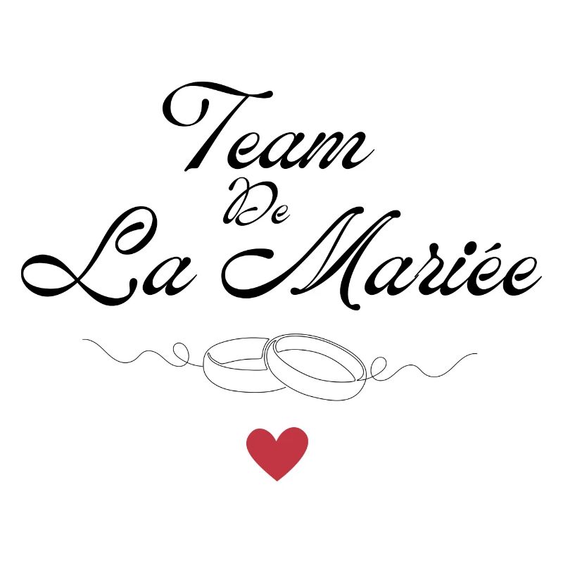 Team de la mariée -équipe de la mariée