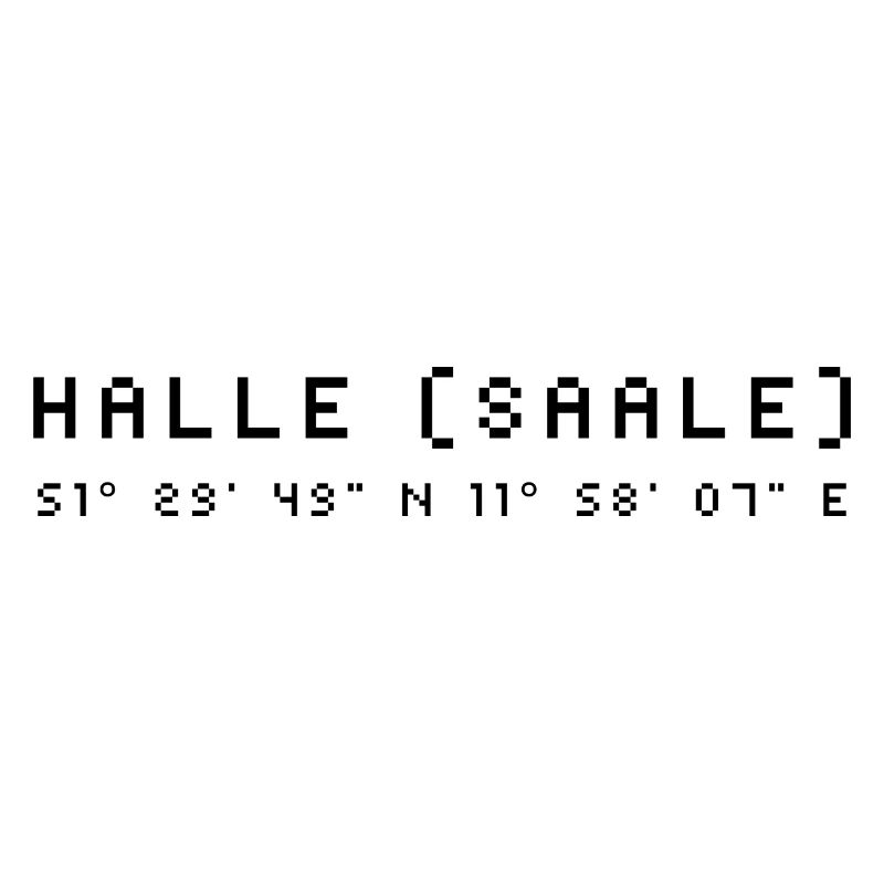 les coordonnées de Halle (Saale)
