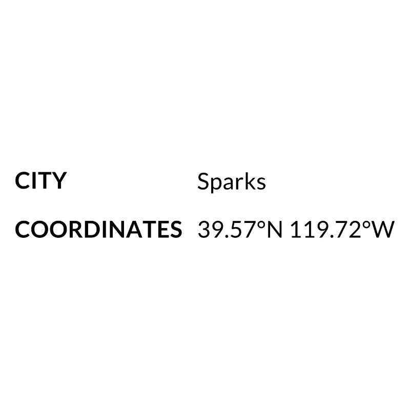 Sparks Nevada USA coordinates