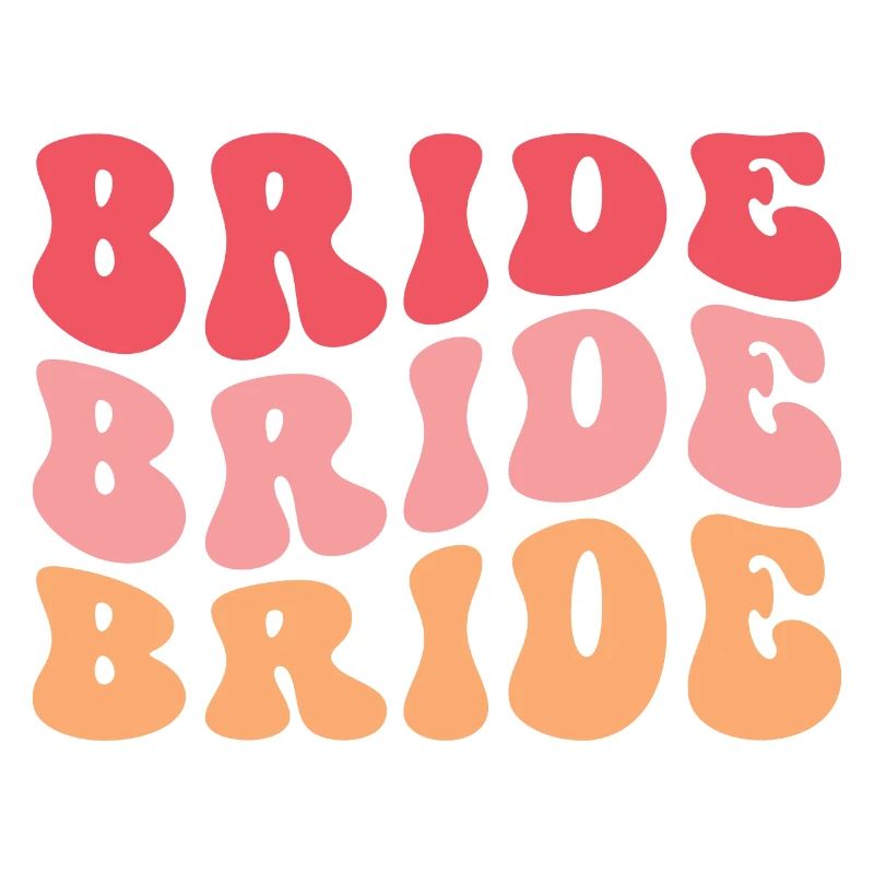 Bride Retro Groovy Vintage Costume Team Bride Fun