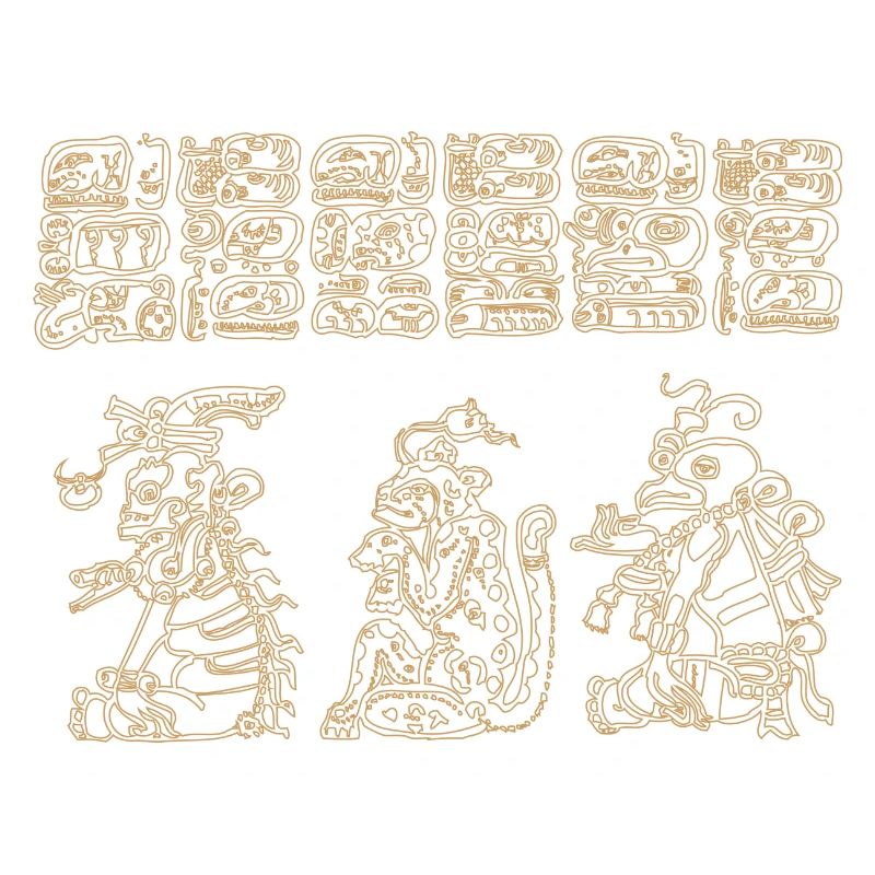 Glyphen der Maya
