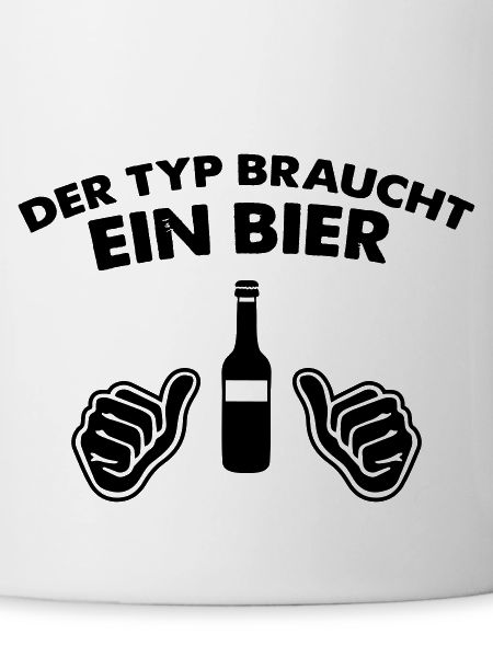 The guy needs a beer