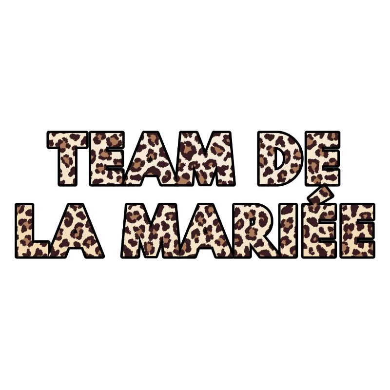 Team de la mariée léopard