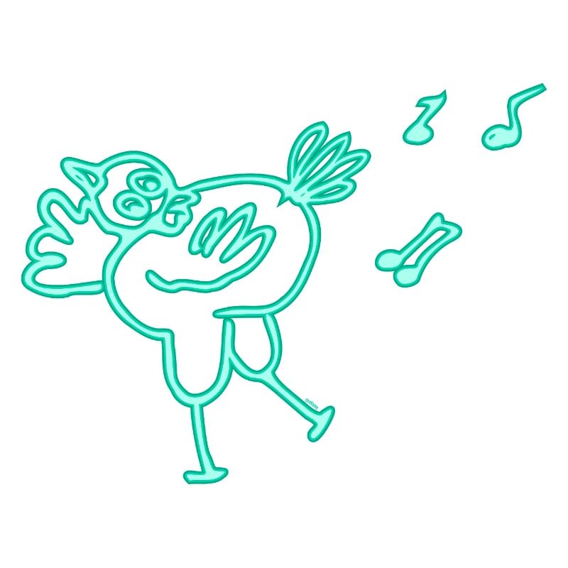 Neon Huhn