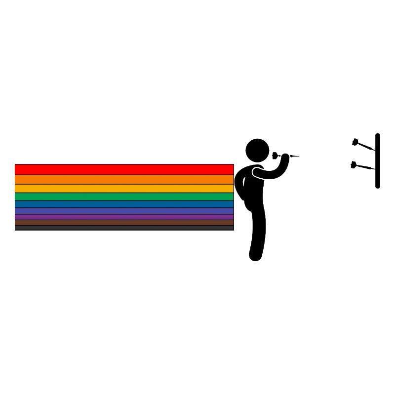 Darter arc-en-ciel – Lance avec fierté