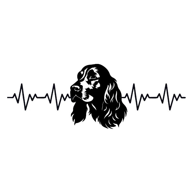 Battement de cœur ECG du Cocker Spaniel
