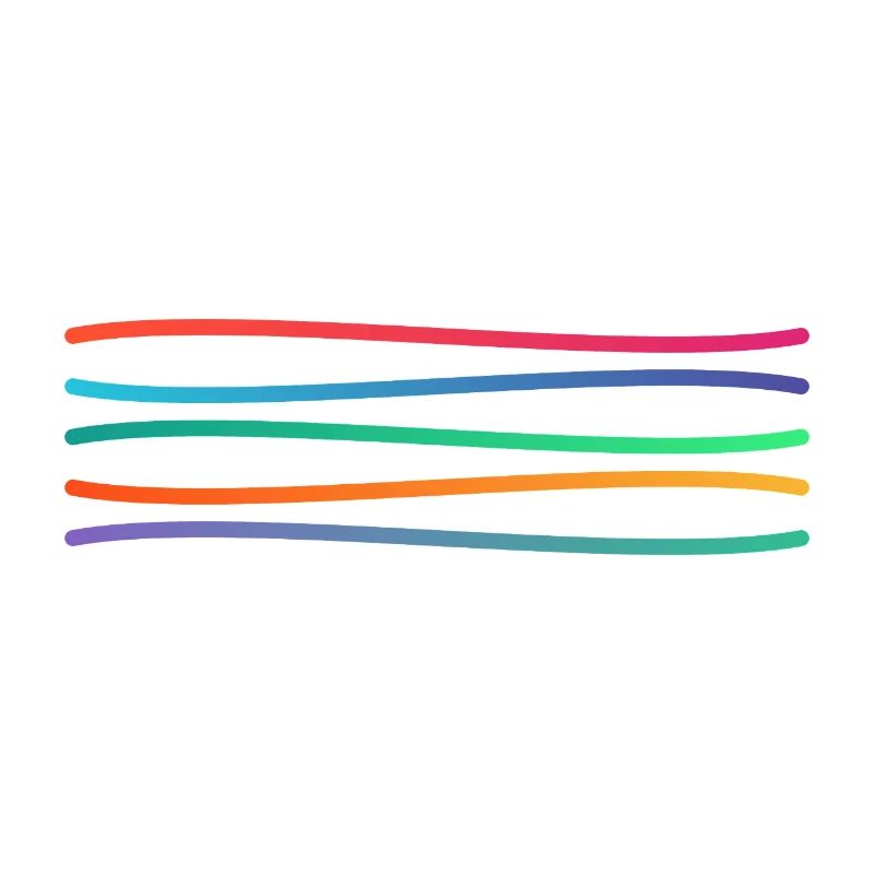 Art de lignes arc-en-ciel