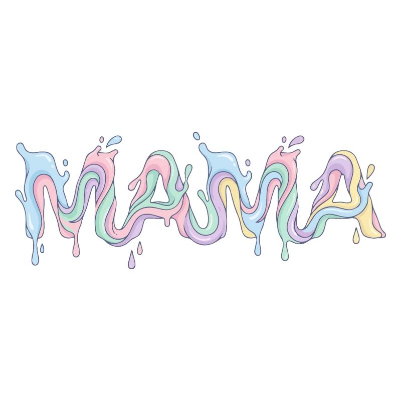 Mama Schriftzug - Muttertag