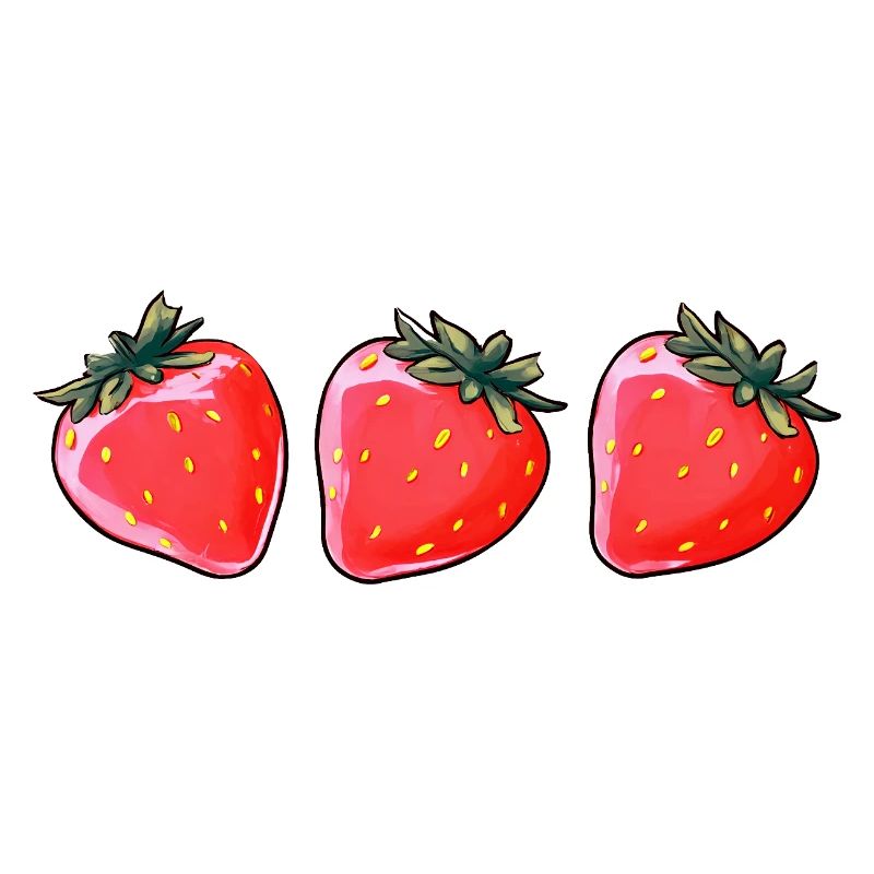 Niedliche Erdbeeren