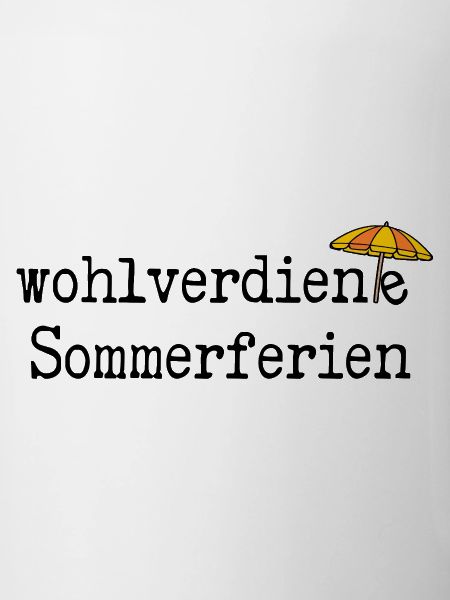 Wohlverdiente Sommerferien