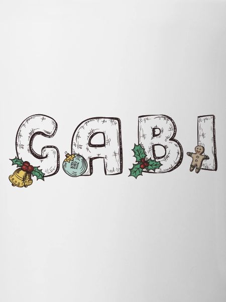 Gabi Weihnachtsbuchstaben 