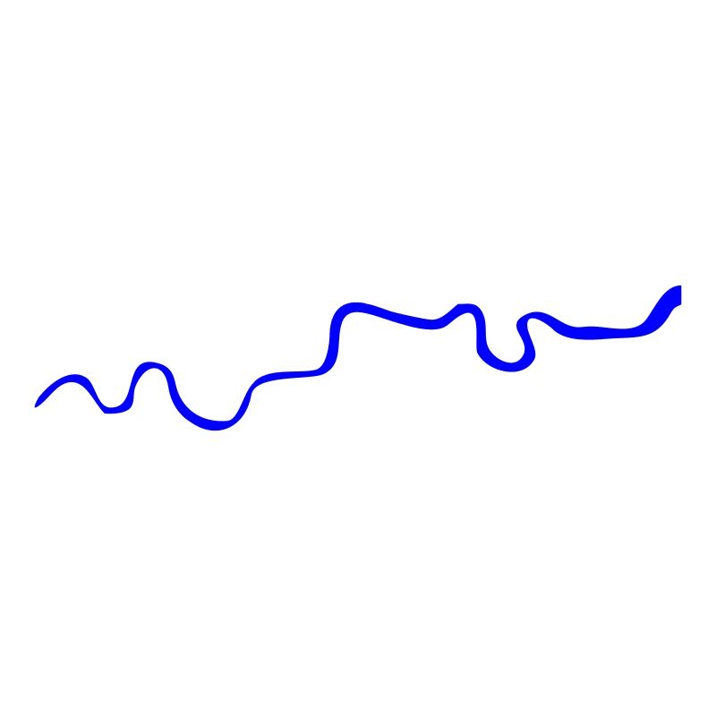 lundun river blue