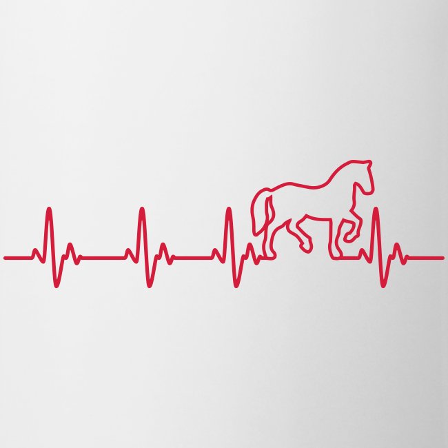 Horse Heartbeat - Tasse