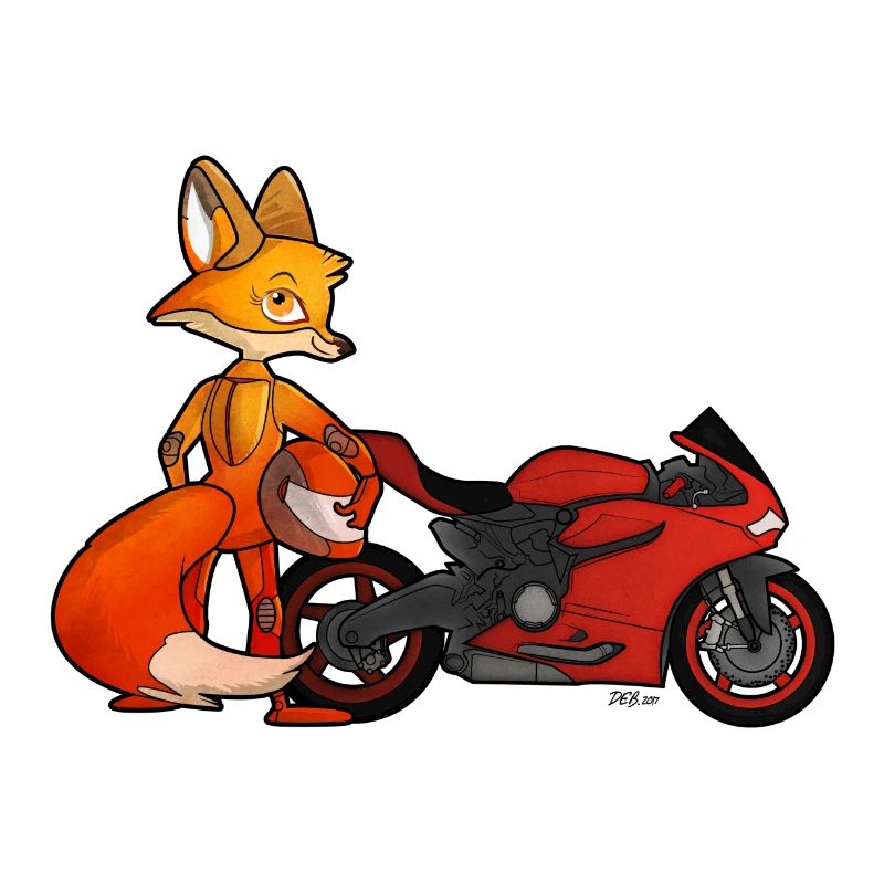 Fox motorcycle