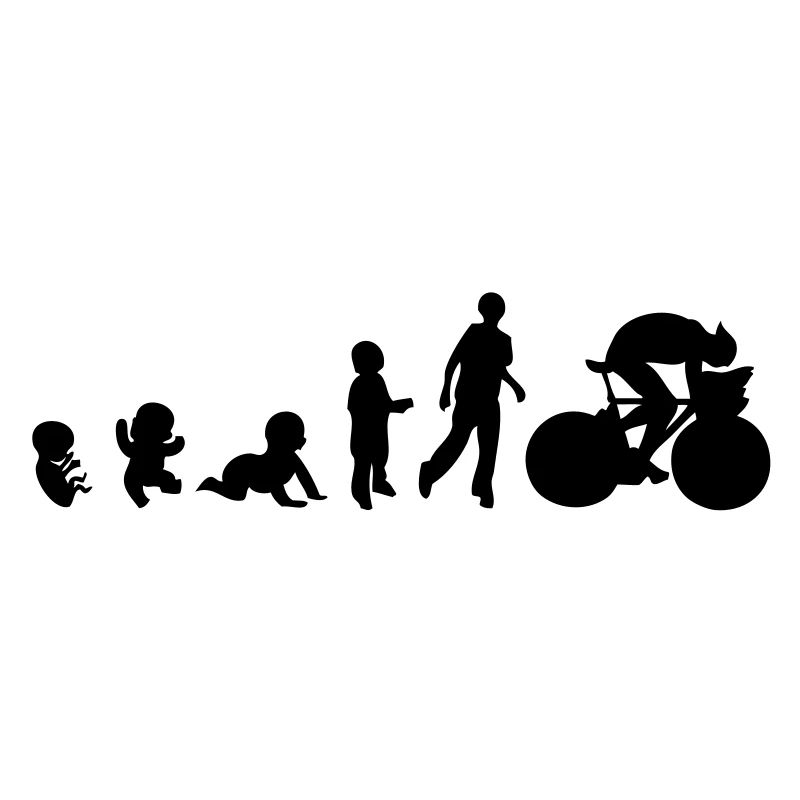 Evolution Mensch mann Sportarten cycling