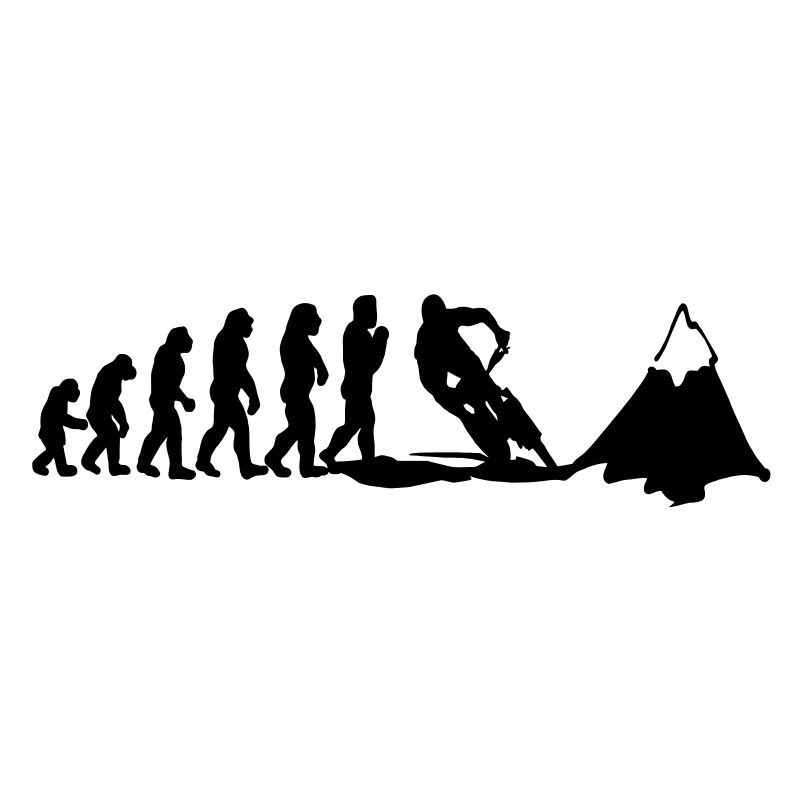l'évolution de vélo de montagne