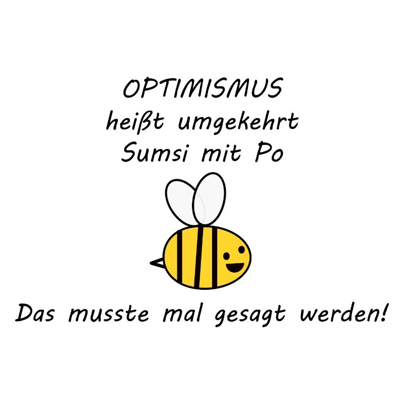 Optimistische Biene