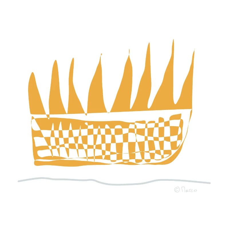 Abstract design The applied crown