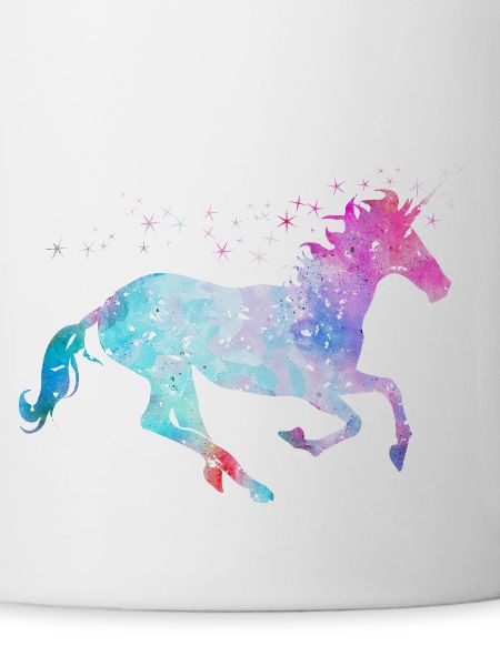Einhorn mit Glitzer