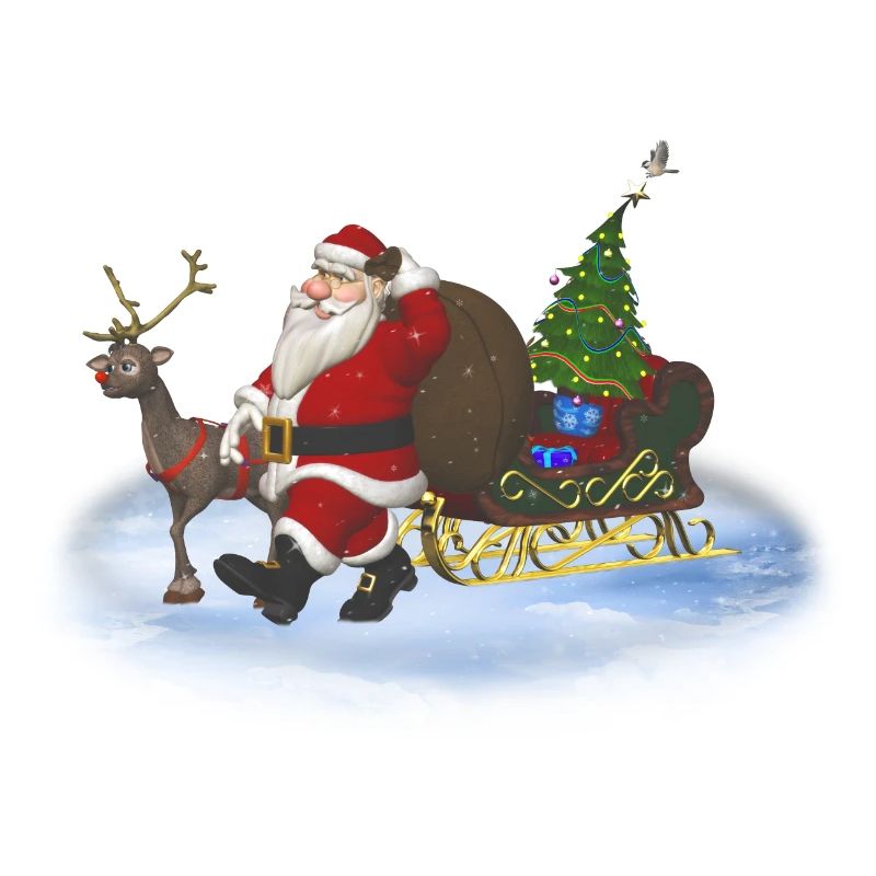 Le Père Noël arrive