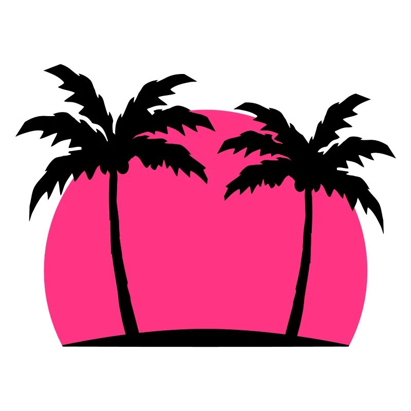 Miami Beach Palm Beach mer soleil rose